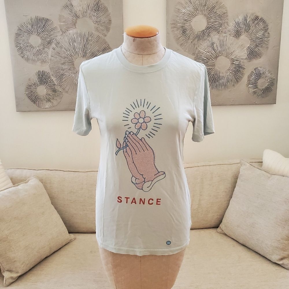 Stance Butter Blend The Crew Paisley Tshirt sz XS